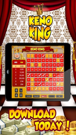 【免費遊戲App】Keno King - Royal Power Card Bonus Bonanza, FREE GAME-APP點子