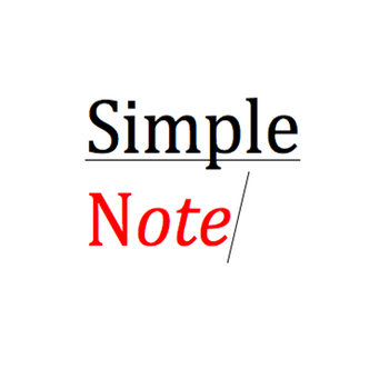 Simple Note LOGO-APP點子