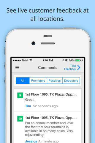 OKfeedback - Customer feedback on your smart phone. screenshot 4
