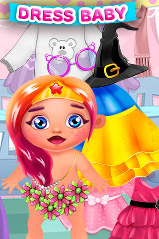 Super-Hero Baby Care - My new-born kids fun and mommys pregnancy game free screenshot 4