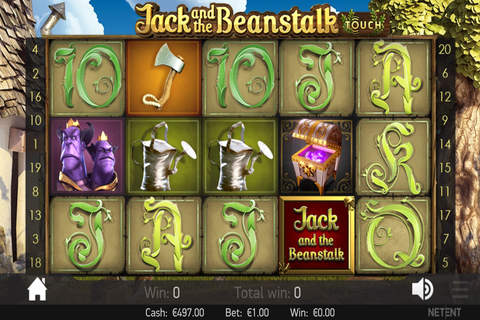 Jack and the Beanstalk - Together with Jack are you doing up the adventurous journey. Slot Machine of NetEnt screenshot 2