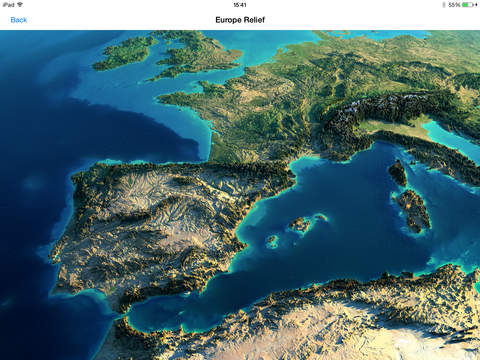 Mapas del mundo para iPad screenshot 2