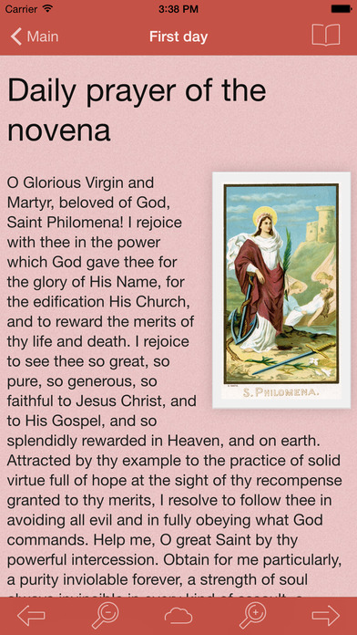 Screenshots of St. Philomena: Dear Little Saint, Virgin Martyr, the Wonder-Worker for iPhone