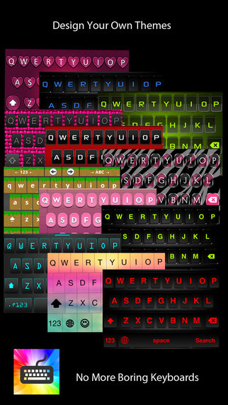 Fancy Keyboard: Custom Colors and Fonts