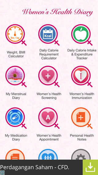 Women's Health Diary