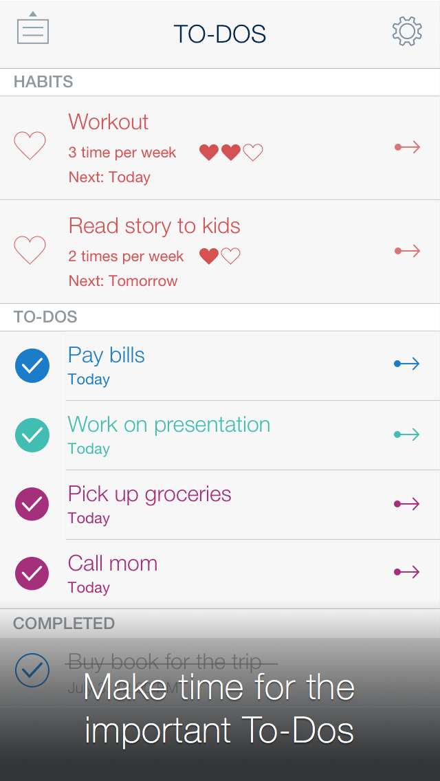 calendar and to do list app