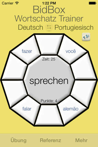 Vocabulary Trainer: German - Portuguese screenshot 3