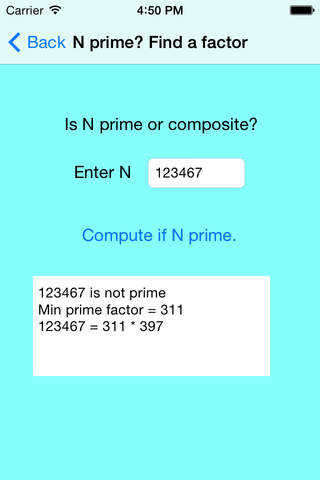 Number Theory Solver screenshot 2
