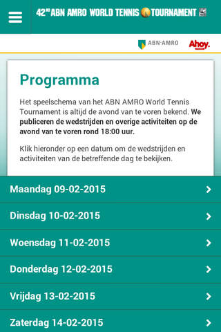 ABN AMRO World Tennis Tournament 2016 screenshot 4