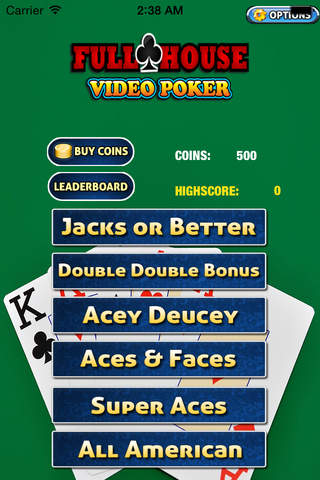 A Aces Full Video Poker Experience screenshot 2