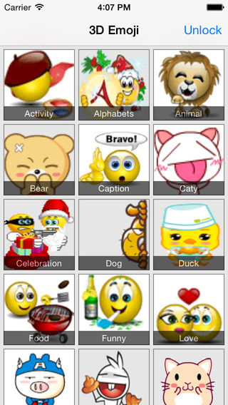 Animated 3D Emoji Free : Emoticons Share to social