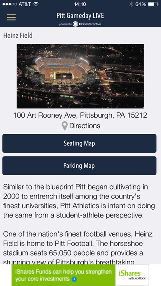 【免費運動App】Pitt Gameday LIVE-APP點子