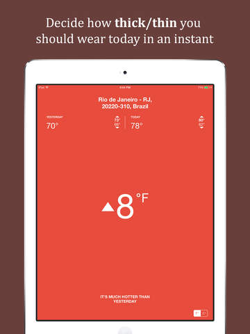 【免費天氣App】HotOrCold Lite - Relative Weather-APP點子