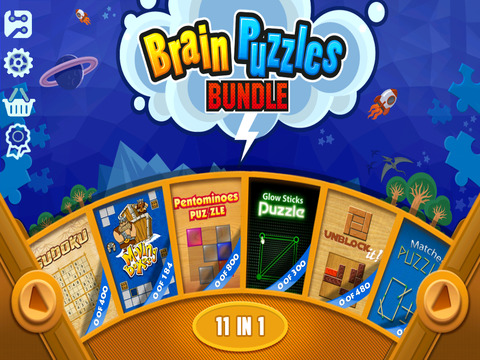 【免費遊戲App】Brain Puzzles Bundle-APP點子