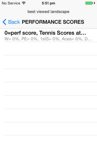 TennisPerformanceApp screenshot 4