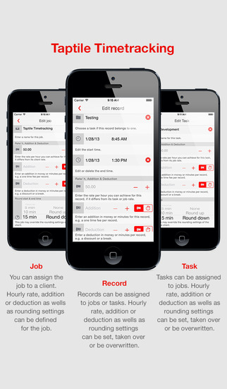 【免費商業App】Taptile Timetracking for working hours and your timesheet-APP點子