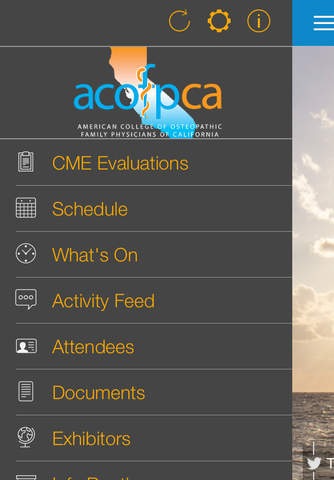 ACOFPCA39 Event App screenshot 2