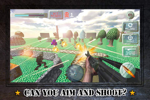Block Combat - Shielding Fortress From Cubic Invasion Force screenshot 2