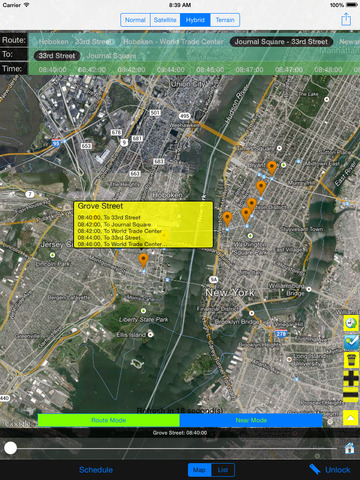 【免費交通運輸App】PATH Transit Instant Route/Stop/Schedule Finder + Street View + Nearest Coffee Shop + Share Bus Map Pro-APP點子