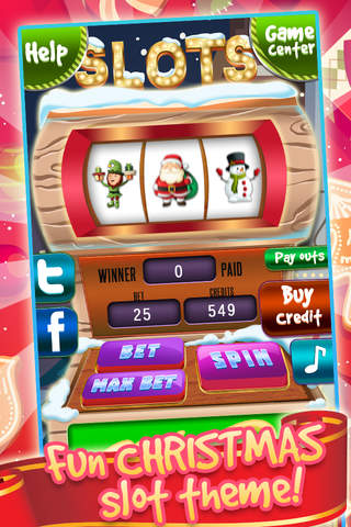 Santa Christmas Slots - Casino Vegas Craze screenshot 3