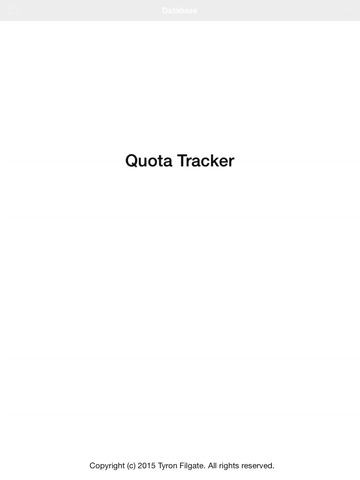 Quota Tracker