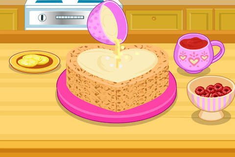 Baked Raspberry Cheesecake —— Castle Food Making／Western Recipe screenshot 3