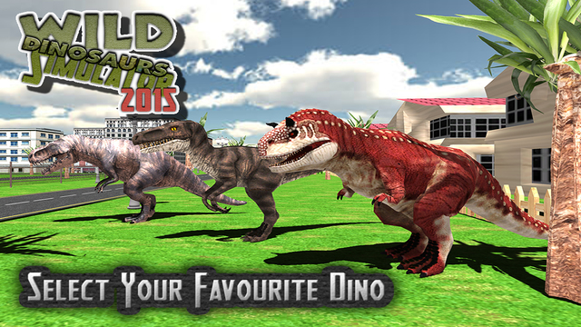 Wild Jurassic Dinosaur Simulator : Crazy wild city dinosaur simulation game