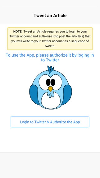 【免費社交App】Tweet an Article-APP點子
