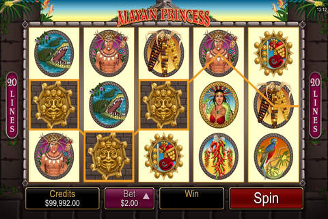 Slots - Mayan Princess - The best free Casino Slots and Slot Machines! screenshot 2