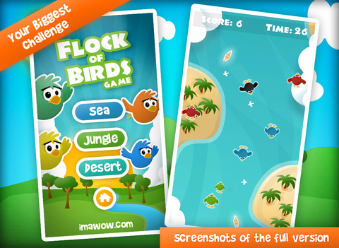 【免費遊戲App】Flock of Birds Game Lite-APP點子