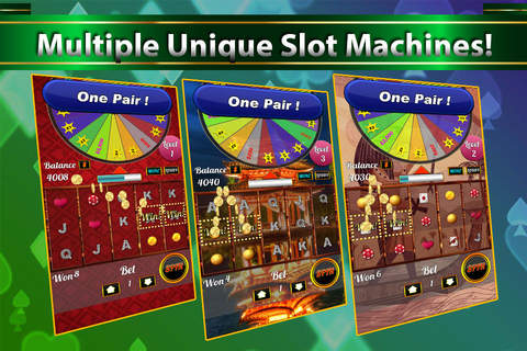 Hit Rich Mega Casino - Real Las Vegas Style Slots Video Poker Blackjack and More in One App! screenshot 2