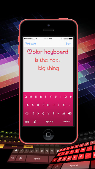 Color Keyboards For iOS 8