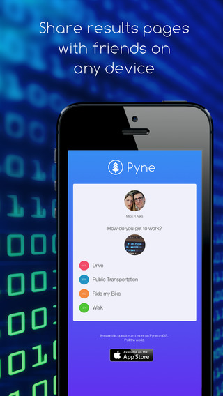 【免費社交App】Pyne – Poll the World. Ask Questions, Get Answers - feedback & opinions from guys and girls by social polling-APP點子