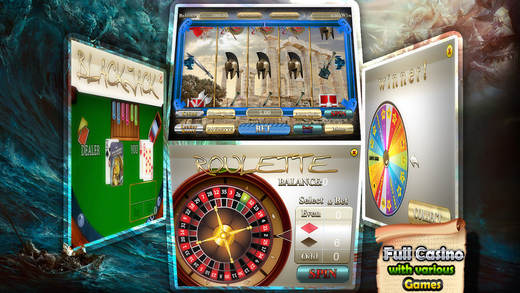 【免費遊戲App】AAA Ancient Greek Gods Slot-Machine - Seven War Wrath of Thor's Fortune Slots Video-Game Casino-APP點子