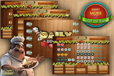 Sushi Casino - Japanese Style Slot Machine and Poker screenshot 3