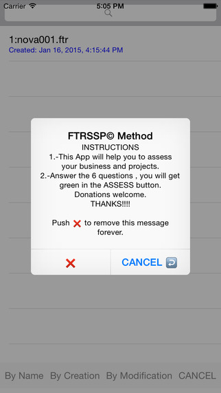 【免費生產應用App】Easy Fast Assessment for Projects. FTRSSP© Method-APP點子