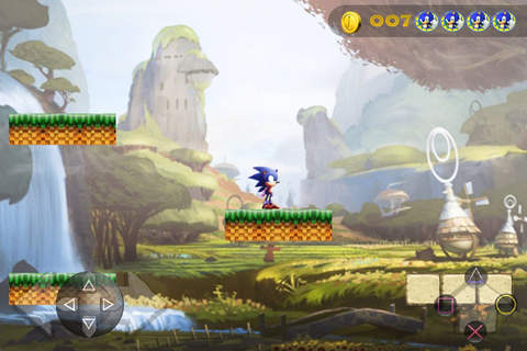 Blue Hedgehog Runner - Tournament Racing screenshot 3