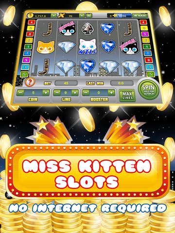 Miss Kitten Slot Machine HD - Kitty Casino Free-Online-Slots Game