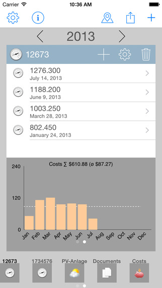 【免費生產應用App】Energy-costs and meter readings for iPhone-APP點子