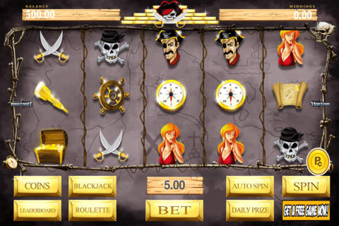 Aces Casino Lucky Pirate's Booty Slots Pro screenshot 2