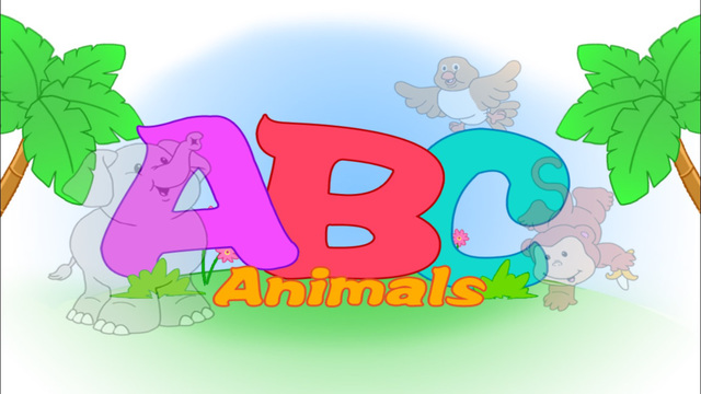 Preschool ABC Song and Animals - Free education games for kids