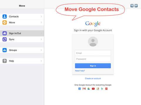 【免費商業App】Move Contact: Contacts to Group-APP點子