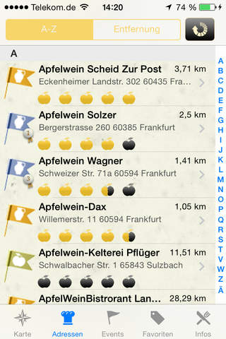 ApfelweinApp screenshot 3