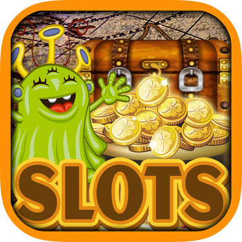 Aliens Treasure Paradise Cove Slots - Tap Digger Diamond Lucky Saga of Top Jackpot Games Free LOGO-APP點子