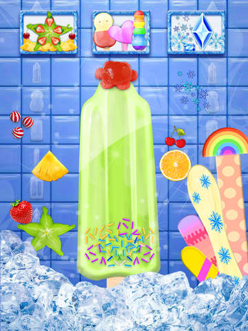 【免費遊戲App】Frozen Food Maker 2 - Ice Pop Dessert Salon: Kids Design Games-APP點子