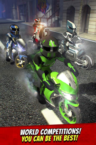A Top Highway Motorcycle Racer. Mini Motos King Driving Race screenshot 3