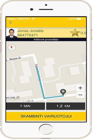 Taksi Klaipėda Vairuotojas screenshot 3