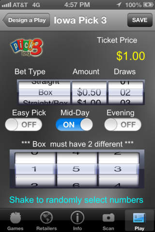 Iowa Lottery's LotteryPlus screenshot 3