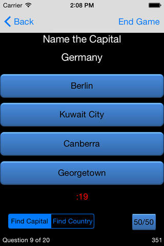 Triviabilities - World Capitals Trivia Edition screenshot 2
