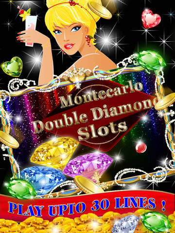 【免費遊戲App】Monte Carlo Double Diamonds Slots FREE- Win Mega Bonus Game in-APP點子